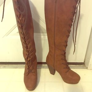 Lace up boots